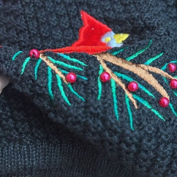 Classic Elements Vintage 90s/Y2K Christmas ugly Sweater size MP - Picture 7 of 10